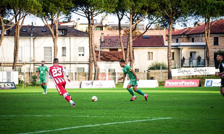 Serie C, prima battuta d'arresto per il Matelica: la Vis Pesaro vince in rimonta