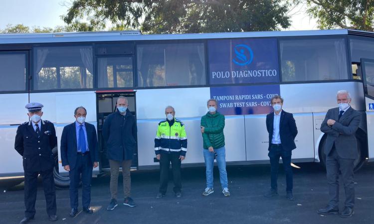 Civitanova, tamponi rapidi a bordo del bus: giovedì al via il nuovo checkpoint