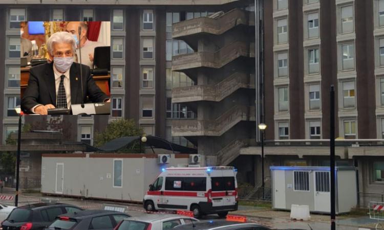 Ospedale di Macerata al collasso, l'allarme di Parcaroli: "necessario un altro Covid-hospital"