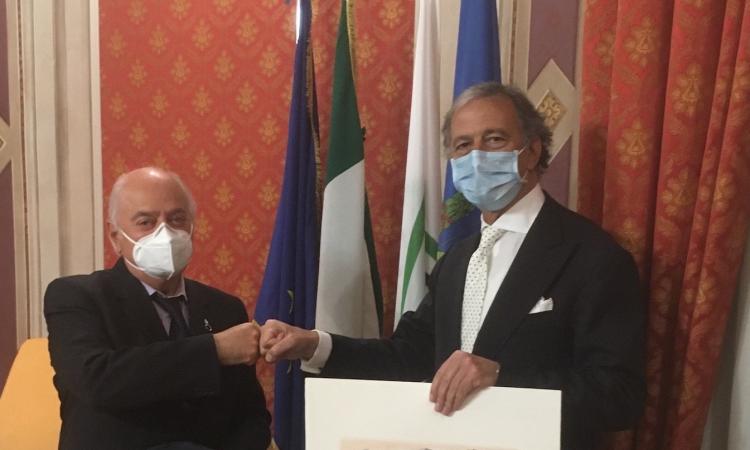 Macerata, il presidente Pettinari saluta il questore Pignataro: "Operato straordinario"