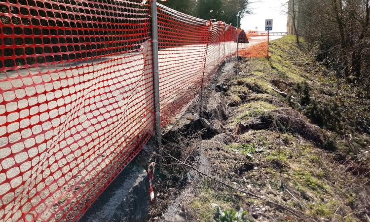 San Ginesio, frana sulla Provinciale 126: 220 mila euro di intervento San Ginesio, frana sulla Provinciale 126: 220 mila euro di intervento