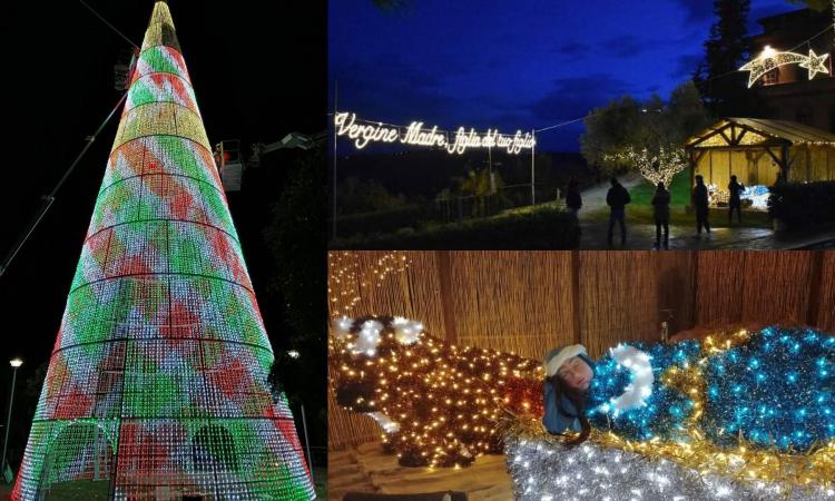 Urbisaglia accoglie il Natale, arriva l'Albero davanti alla Rocca e la natività al Parco archeologico