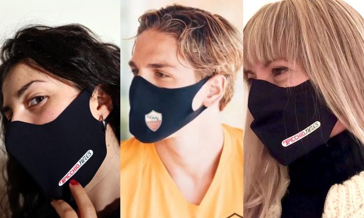 Non solo l'As Roma, Tombolini partner di Picchio News con le mascherine 100% Made in Italy