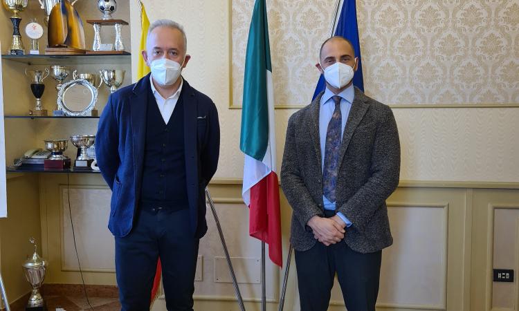 Civitanova, il sindaco accoglie il nuovo Commissario Fabio Mazza
