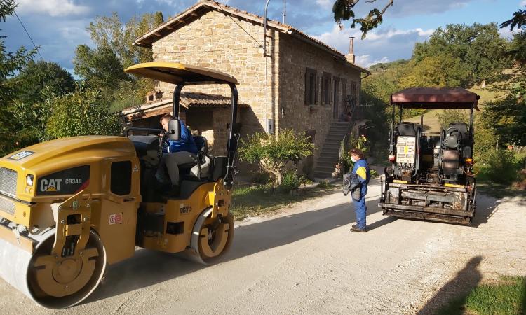 Camerino, riaperta la strada San Paolo-Le Calvie: 150 mila euro di intervento