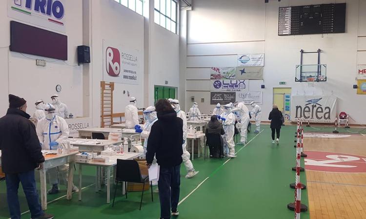 Civitanova, screening di massa al via: oltre 1000 tamponi nella prima giornata, 12 i positivi Civitanova, screening di massa al via: oltre 1000 tamponi nella prima giornata, 12 i positivi
