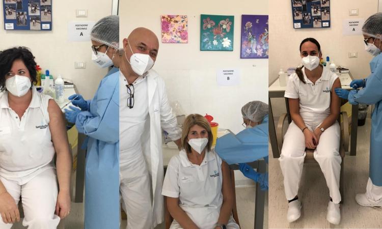 Porto Potenza, vaccinati oltre 550 operatori sanitari e 12 pazienti del Centro Santo Stefano