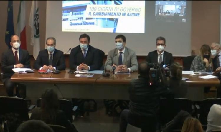 Marche, i 100 giorni della Giunta Acquaroli: "stiamo preparando la fase successiva all'emergenza" Marche, i 100 giorni della Giunta Acquaroli: "stiamo preparando la fase successiva all'emergenza"