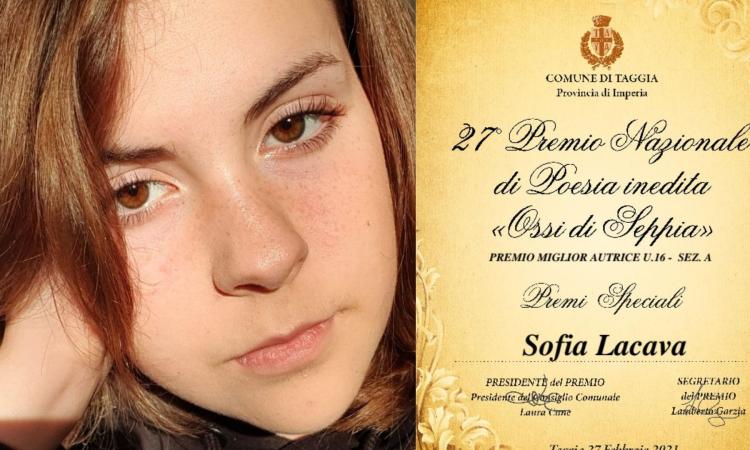 Premio "Ossi di Seppia": la tolentinate Sofia Lacava miglior autrice under 16 di poesie inedite