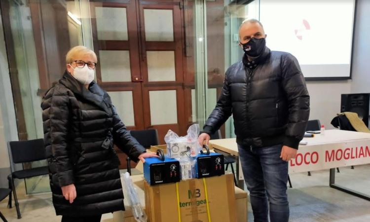 Casa di Riposo Mogliano, il cuore della Pro Loco: donati generatori di Ozono e tavoli servipranzo