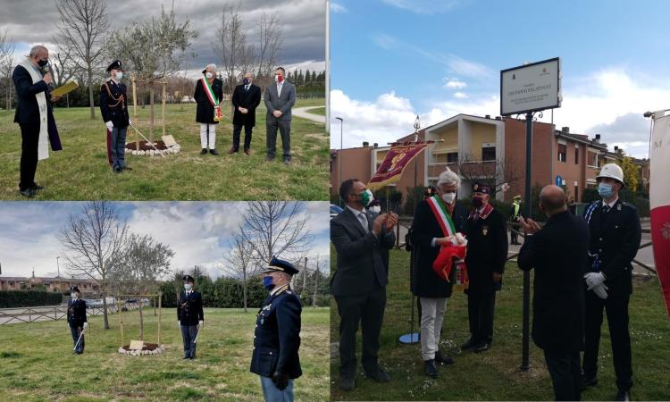 Macerata, i giardini di Villa Potenza intitolati all'ex questore di Fiume Giovanni Palatucci (VIDEO) Macerata, i giardini di Villa Potenza intitolati all'ex questore di Fiume Giovanni Palatucci (VIDEO)