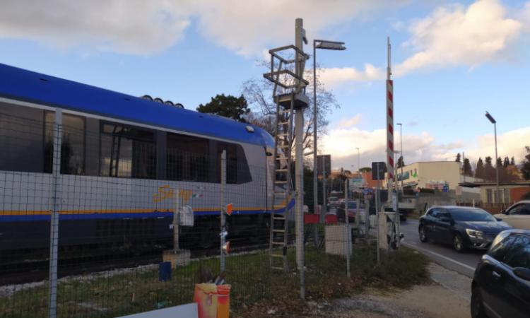 Macerata, lavori al passaggio a livello di via Roma: modifiche al traffico