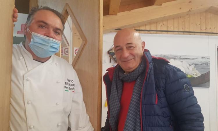 Monte Cavallo, il 'Picchio' volò nel 'Nido dell'Aquila': il calore dell'accoglienza di Renzo Budassi Monte Cavallo, il 'Picchio' volò nel 'Nido dell'Aquila': il calore dell'accoglienza di Renzo Budassi
