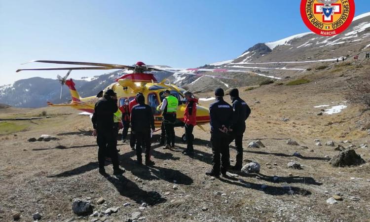 Disperso dai ieri pomeriggio sul Monte Vettore: trovato morto escursionista 60enne Disperso dai ieri pomeriggio sul Monte Vettore: trovato morto escursionista 60enne