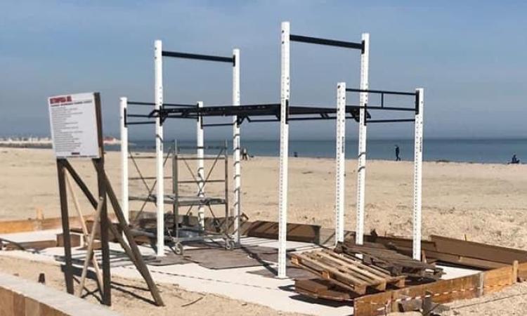Civitanova, la palestra si sposta in spiaggia: da domani doppia area fitness sul lungomare