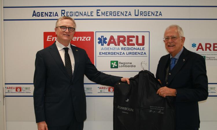 L'azienda Tombolini al fianco di AREU: capi di abbigliamento donati al personale e staff
