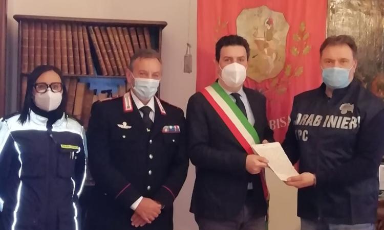 Urbisaglia, importante documento dell'Ottocento riconsegnato al Comune dai carabinieri di Perugia