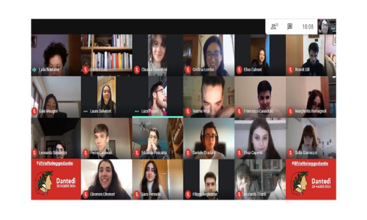 L'istituto Filelfo di Tolentino declama Dante a 700 anni dalla scomparsa L'istituto Filelfo di Tolentino declama Dante a 700 anni dalla scomparsa