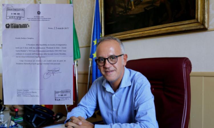 Civitanova, lettera dal Quirinale per il sindaco Ciarapica: "Un grande onore"