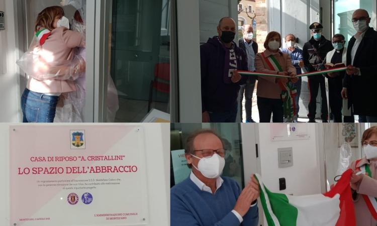 Montefano, sorpresa per gli anziani della casa di riposo: un abbraccio dentro l'uovo di Pasqua Montefano, sorpresa per gli anziani della casa di riposo: un abbraccio dentro l'uovo di Pasqua