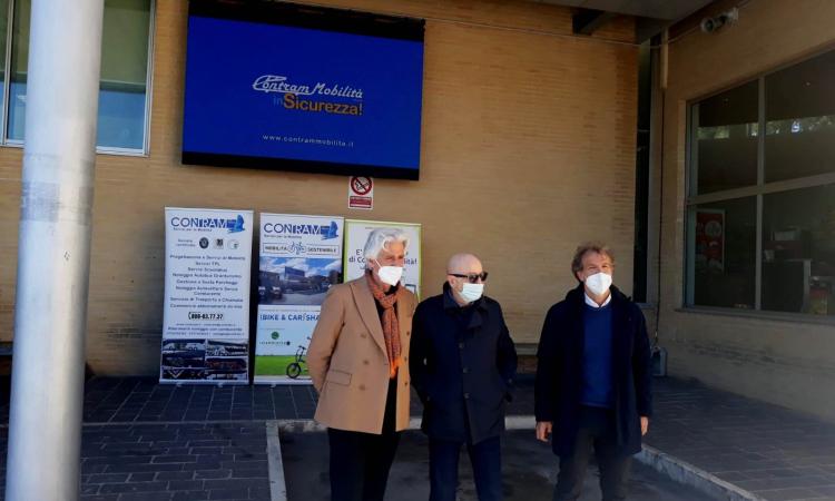 Macerata, il Terminal Bus si rifà il look: nuovo schermo ledwall e impianti di diffusione sonora