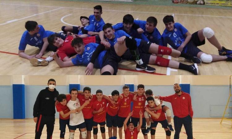 Volley Macerata (Under 17 Maschile): due vittorie per le squadre biancorosse