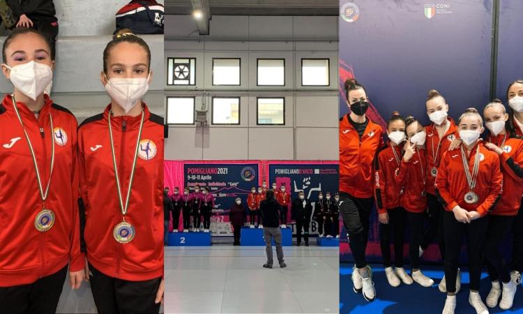 Ginnastica Macerata, pioggia di medaglie a Pomigliano d’Arco: ora testa al Campionato Nazionale (FOTO)