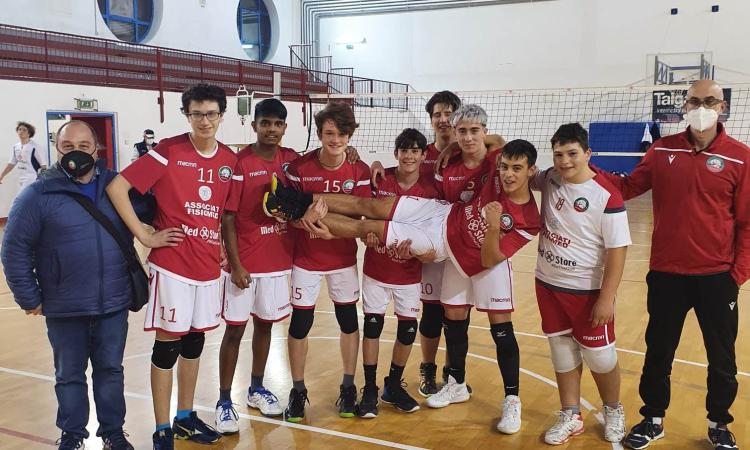 Under 17, terza vittoria di fila per la Pallavolo Macerata: il Volley Potentino cede in 4 set