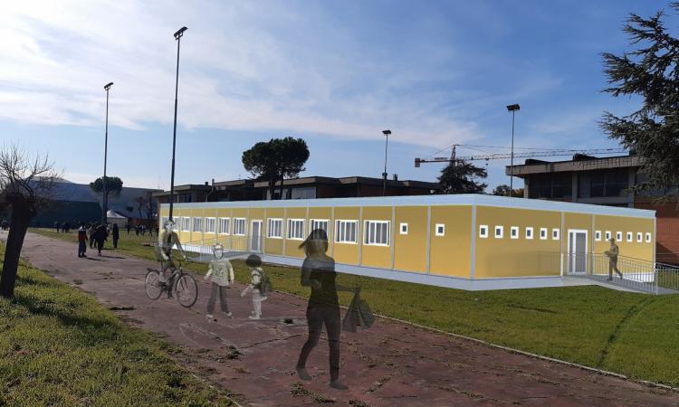 Porto Potenza Picena, scuola "Coloramondo": al via i lavori per i moduli che ospiteranno le classi Porto Potenza Picena, scuola "Coloramondo": al via i lavori per i moduli che ospiteranno le classi