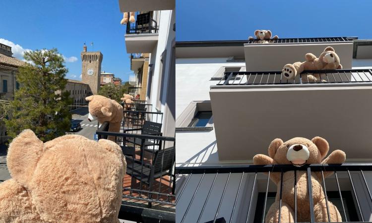 Porto Recanati si riempie di turisti, ma di peluche: l'Hotel Enzo "sold out" grazie agli orsacchiotti