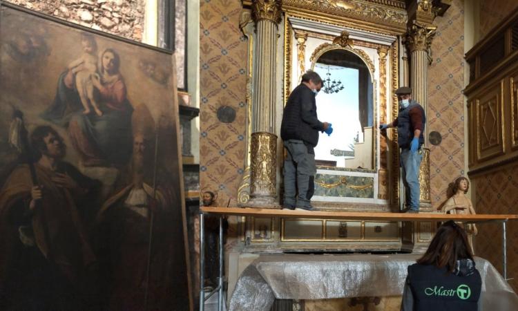 San Severino, il capolavoro del Pomarancio torna finalmente a casa nella chiesa di San Rocco San Severino, il capolavoro del Pomarancio torna finalmente a casa nella chiesa di San Rocco