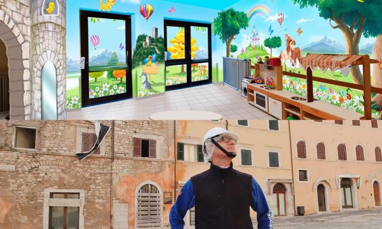 L'arte di Silvio Irilli per colorare l'asilo nido di Visso: lanciata campagna di crowfunding L'arte di Silvio Irilli per colorare l'asilo nido di Visso: lanciata campagna di crowfunding