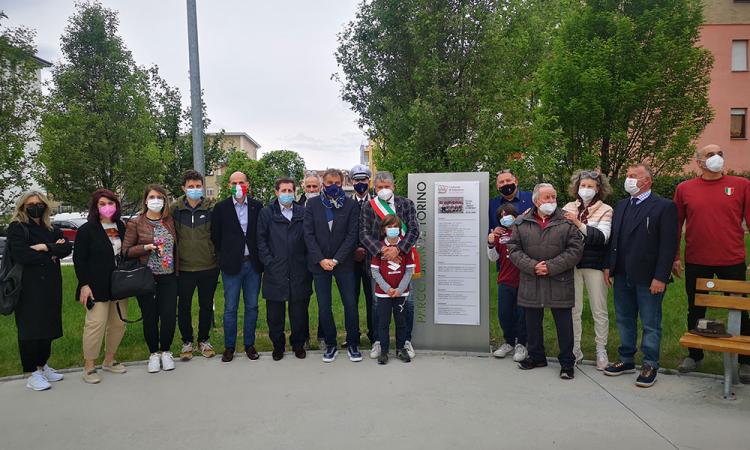 Tolentino, un parco dedicato al Grande Torino: oggi il taglio del nastro Tolentino, un parco dedicato al Grande Torino: oggi il taglio del nastro