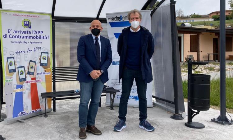 Camerino, 8 nuove pensiline di fermata "intelligenti": diranno l'ora esatta dell'arrivo del bus