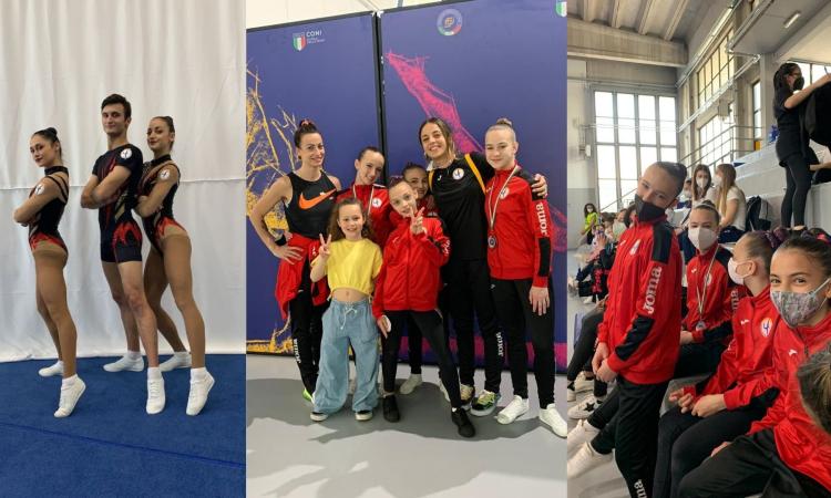 Ginnastica Macerata, pioggia di medaglie ai nazionali di aerobica: fari puntati su Mondiali di Baku