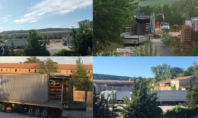 Montecassiano, via vai di camion all'ex fornace: "Con le cessioni di macchinari si investa in salute pubblica" Montecassiano, via vai di camion all'ex fornace: "Con le cessioni di macchinari si investa in salute pubblica"