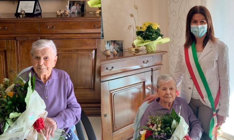 Da Serrapetrona a Camerino a causa del sisma: Giulia Pascucci festeggia i 100 anni in famiglia