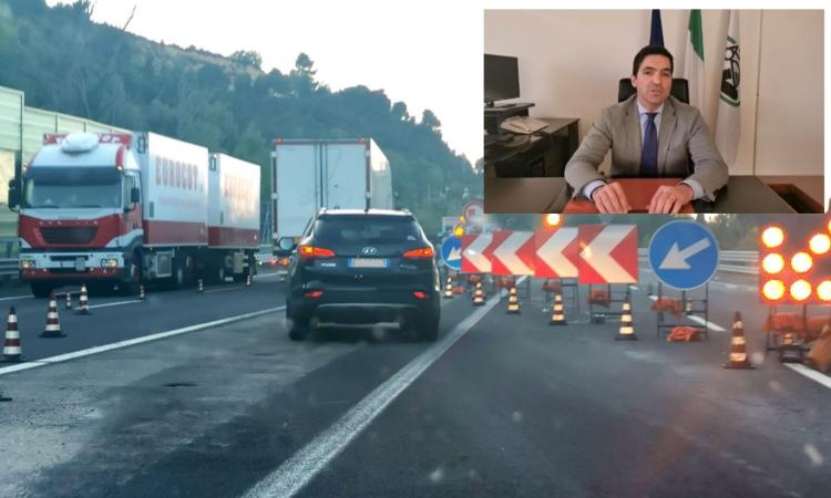 A14, Acquaroli chiede incontro con Società Autostrade: "Da oltre 3 anni pesanti disagi, inaccettabile"