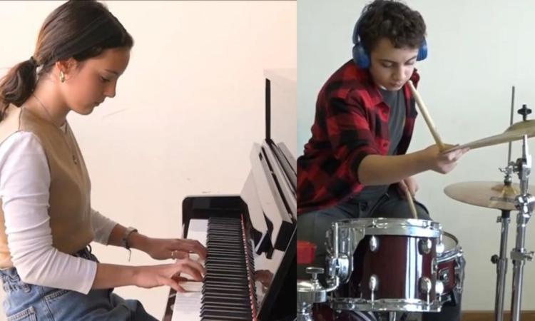 Potenza Picena, Elena e Roberto sono già musicisti da primo posto: l'Istituto "Sanzio" in festa Potenza Picena, Elena e Roberto sono già musicisti da primo posto: l'Istituto "Sanzio" in festa
