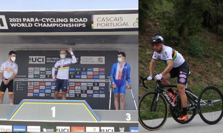 Anthropos, Giorgio Farroni è medaglia d'oro nella prova in linea ai Mondiali di paraciclismo Anthropos, Giorgio Farroni è medaglia d'oro nella prova in linea ai Mondiali di paraciclismo