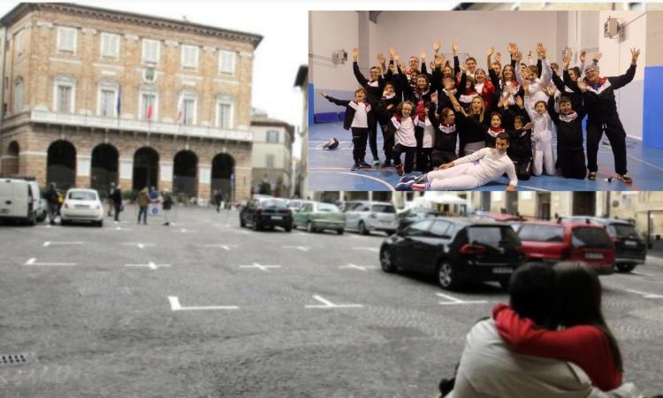 Macerata, piazza della Libertà diventa una pedana di scherma: esibizione sabato 19 giugno Macerata, piazza della Libertà diventa una pedana di scherma: esibizione sabato 19 giugno