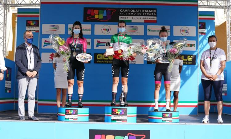 Ciclismo, la Juniores Eleonora Ciabocco conquista il podio nel campionato italiano a cronometro