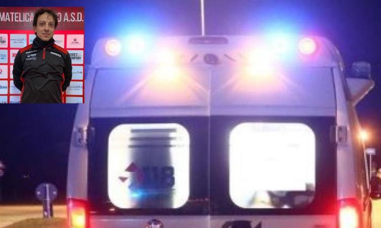 Tragico incidente nella notte: muore giovane papà, preparatore dei portieri del Matelica Tragico incidente nella notte: muore giovane papà, preparatore dei portieri del Matelica
