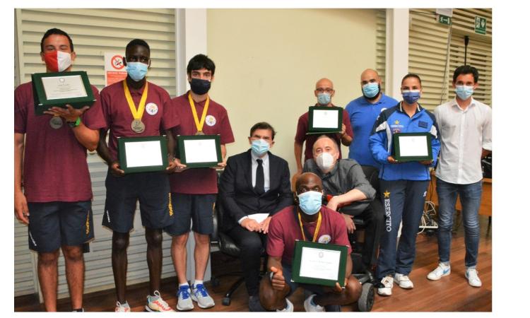 I campioni dell'Anthropos ricevuti in Consiglio regionale: "I vostri risultati siano da esempio" I campioni dell'Anthropos ricevuti in Consiglio regionale: "I vostri risultati siano da esempio"