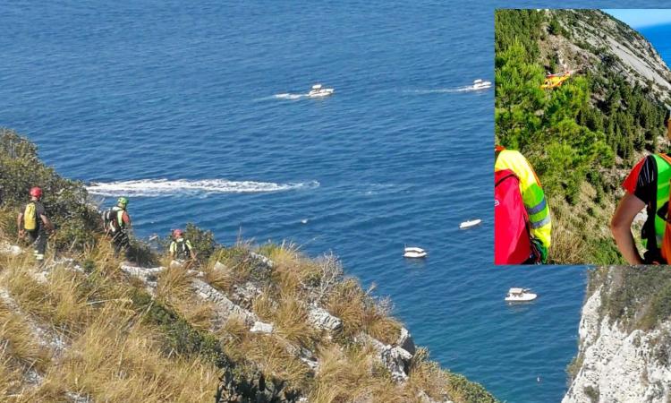 Grida di aiuto dal Monte Conero: da Macerata una squadra col drone, ma non si trova nessuno