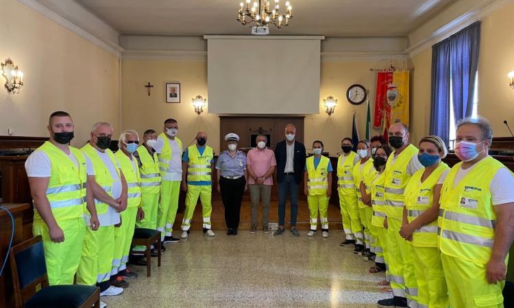 Civitanova, ricevuti in Comune i lavoratori della Minerva