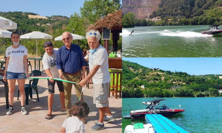 Al lago di Caccamo si potrà fare surf trainati da una barca: taglio del nastro per l'Area 51 e mezzo