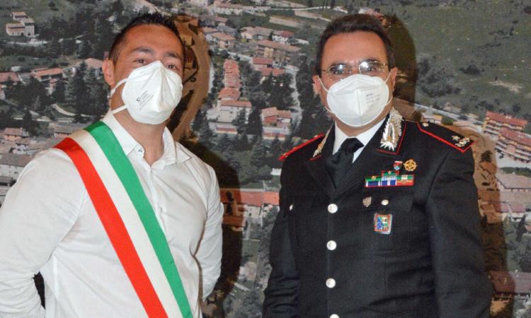 Pieve Torina, il sindaco incontra il generale dei carabinieri Salticchioli