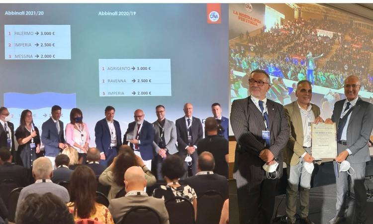 Cna Macerata premiata a Roma: per performance si piazza al settimo posto nazionale nel 2020
