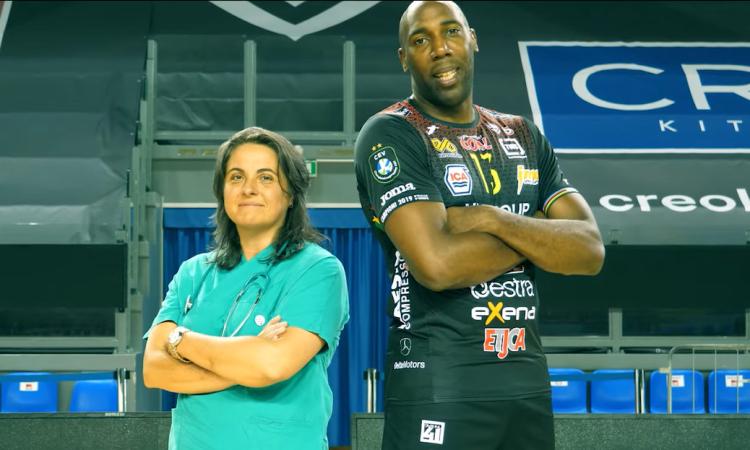 Nelle Marche arrivano i camper vaccinali: il campione della Lube Simon è il testimonial